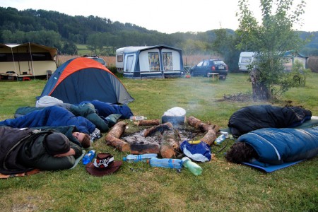 2012-05 Stanování na Branžeži